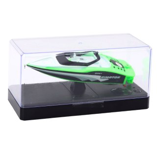 Łódź Motorówka Zdalnie Sterowana RC Biało-Zielona 15cm LEAN Toys
