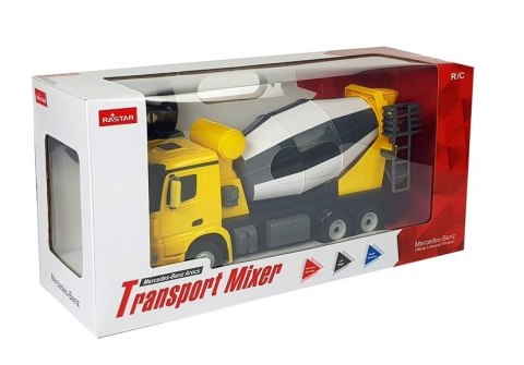 Auto R/C Mercedes-Benz Arocs Rastar 1:14 Żółte na Pilota Rastar