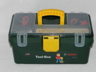 Skrzynka z narzędziami i wkrętarką Bosch Klein