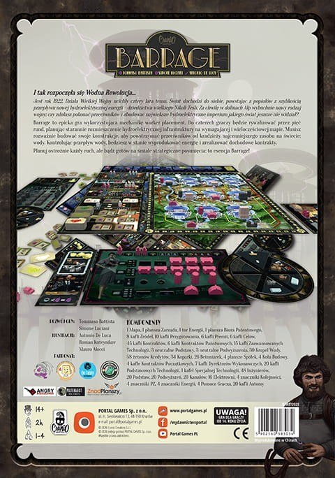 Gra Barrage (edycja polska) Portal Games