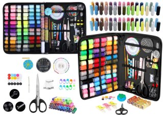 Duży Zestaw Krawiecki Do Szycia W Etui Przybornik 228el LEAN