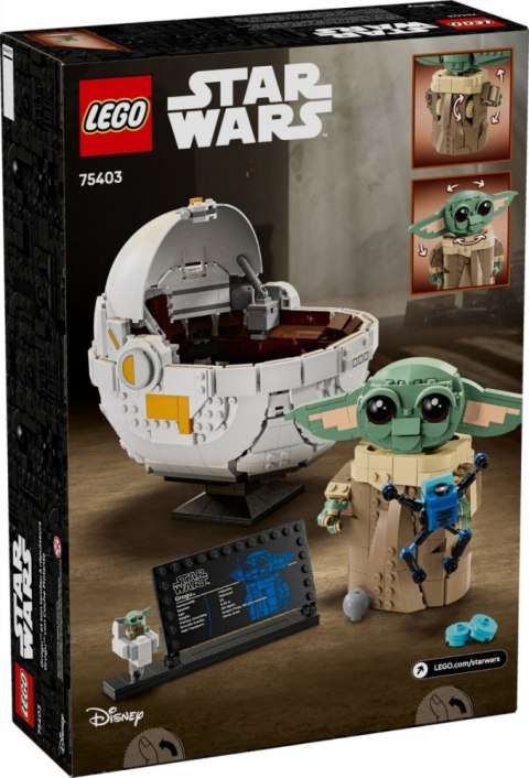 Klocki Star Wars 75403 Grogu w wózku LEGO