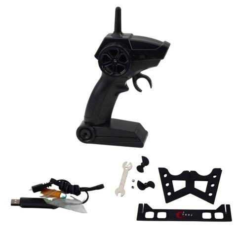 Łódź Motorówka Zdalnie Sterowana RC 1:28 Ratunkowa Czerwona LEAN Toys