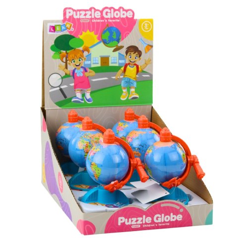 Mini Globus Obrotowe Koło Zębate Ruchomy Samolot LEAN TOYS