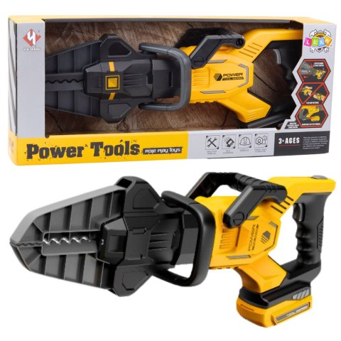 Nożyce Pneumatyczne Elektryczne Dla Dzieci Majsterkowicz Żółte LEAN Toys