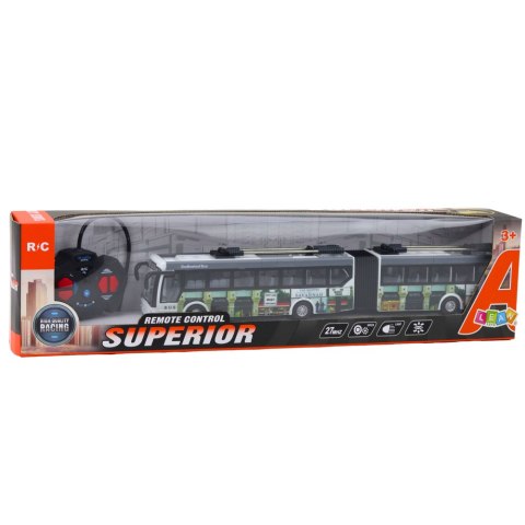 Trolejbus Miejski Zdalnie Sterowany RC Światła Transport Publiczny LEAN Toys