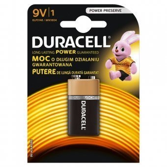 Bateria 6LR61 9V blister 1 szt. Duracell