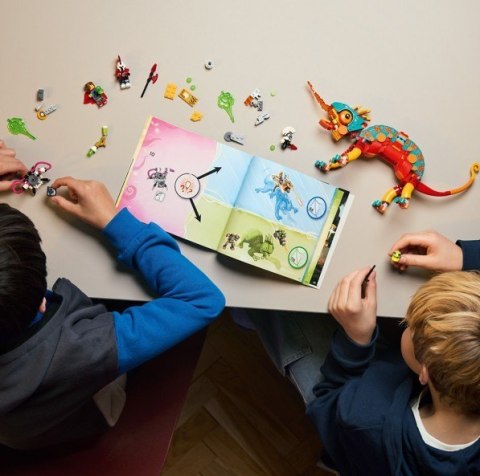 Klocki DREAMZzz 71492 Ognisty kameleon Mateo LEGO