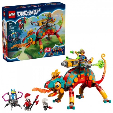 Klocki DREAMZzz 71492 Ognisty kameleon Mateo LEGO