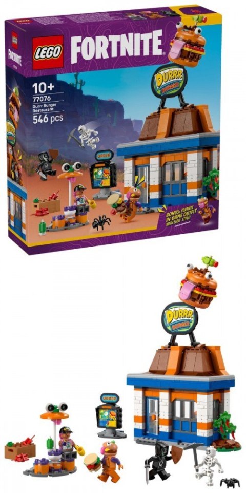 Klocki Fotnite 77076 Restauracja Durrr Burgerownia LEGO