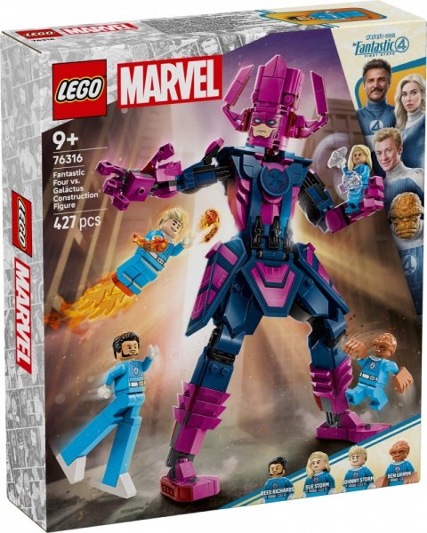 Klocki Super Heroes 76316 Figurka Fantastycznej Czwórki kontra Galactus LEGO