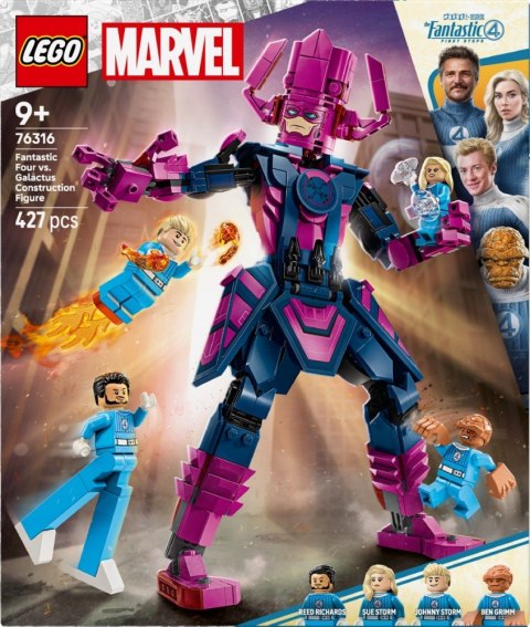 Klocki Super Heroes 76316 Figurka Fantastycznej Czwórki kontra Galactus LEGO