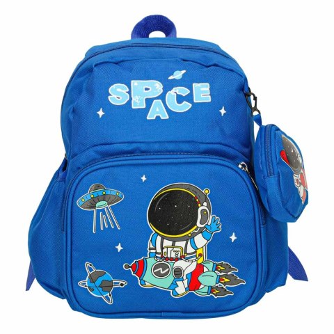 Plecak dla przedszkolaka szkolny dziecięcy astronauta 30x22x11cm Kik Sp. z o. o. Sp. k.