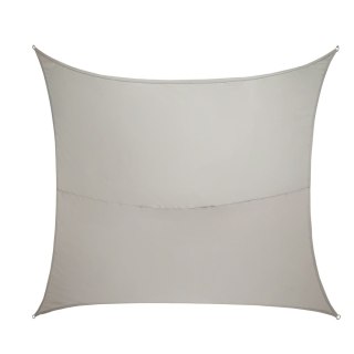 Żagiel przeciwsłoneczny LUARO ogrodowy tarasowy wodoodporny 4x3m prostokątny szary Kik Sp. z o. o. Sp. k.