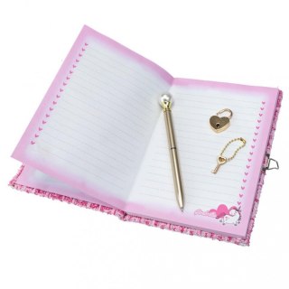 Pamiętnik tweedowy z cekinowym serduszkiem Nice