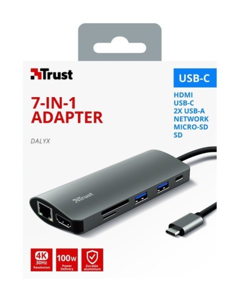 DALYX adapter USB C 7w1 Trust