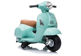 Skuter na Akumulator Vespa GTS 300 Mini Turkusowy LEAN CARS