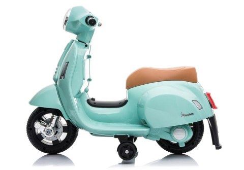 Skuter na Akumulator Vespa GTS 300 Mini Turkusowy LEAN CARS