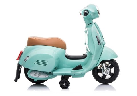 Skuter na Akumulator Vespa GTS 300 Mini Turkusowy LEAN CARS