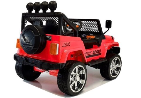 Auto na Akumulator S2388 Jeep Czerwony 4x45W LEAN CARS