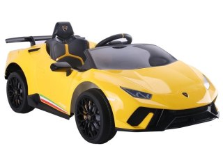 Auto na akumulator Lamborghini Huracan Żółte LEAN CARS
