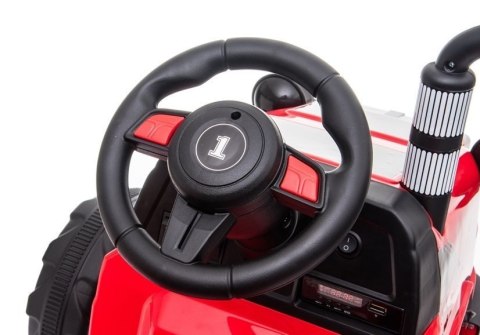 Traktor na Akumulator z Przyczepą CH9959 Czerwony LEAN CARS