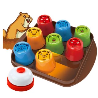 Gra Zręcznościowa 2w1 Mole Maze Szybkie Kubeczki Kółko i Krzyżyk LEAN Toys