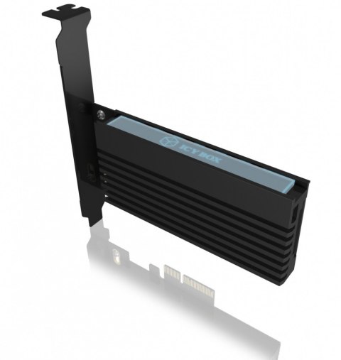 Karta PCIe z gniazdem M.2 M-Key dla jednego dysku SSD M.2 NVMe IB-PCI214M2-HSL IcyBox