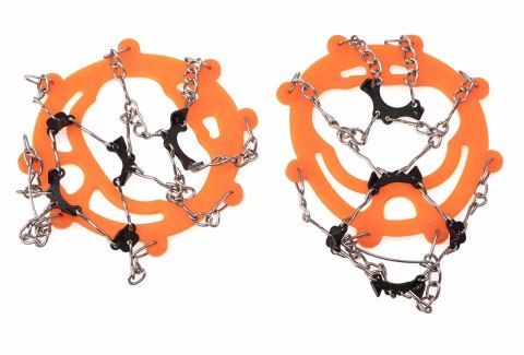 Raczki na buty antypoślizgowe turystyczne z kolcami łańcuchy pokrowiec roz. 38-45 Kik Sp. z o. o. Sp. k.