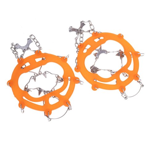 Raczki na buty antypoślizgowe turystyczne z kolcami łańcuchy pokrowiec roz. 38-45 Kik Sp. z o. o. Sp. k.