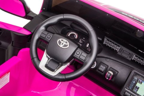 Auto Na Akumulator Toyota Hilux Różowy LEAN CARS