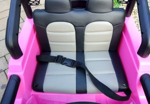 Auto na Akumulator S2388 Jeep Różowy 4x45W LEAN CARS