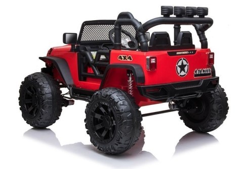 Auto na akumulator Jeep JC666 Czerwony LEAN CARS