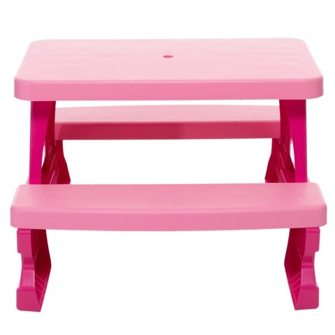 Zestaw Stolik Ogrodowy z Ławeczkami Dla Dzieci Dorex Różowy Dorex