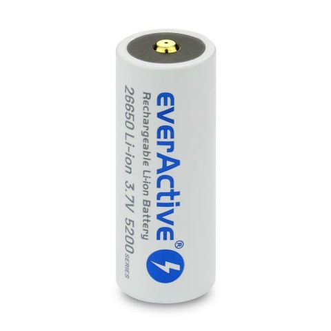 Akumulator 26650 3,7V Li-ion 5200 mAh micro USB EverActive