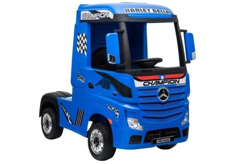 Auto Mercedes Actros Niebieski Lakierowany Ciężarówka Pilot LED MP4