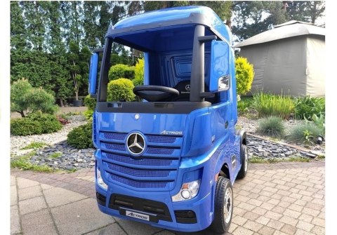 Auto Mercedes Actros Niebieski Lakierowany Ciężarówka Pilot LED MP4