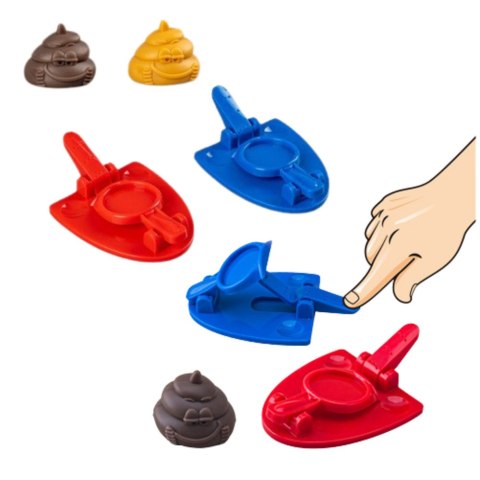 Gra Zręcznościowa Wyskakująca Skacząca Kupa Sedes Katapulta LEAN TOYS