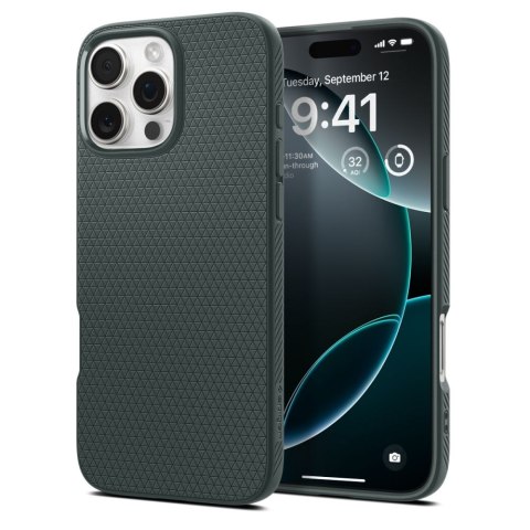 Etui case na iPhone 16 Pro Max Liquid Air - zielone SPIGEN