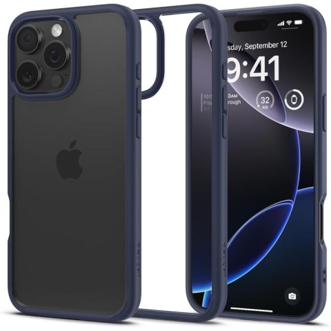 Etui case na iPhone 16 Pro Max Ultra Hybrid - niebieskie SPIGEN