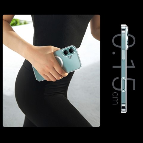 Etui na iPhone 16 Plus Classy Clear Magnetic z MagSafe - przezroczyste UGREEN