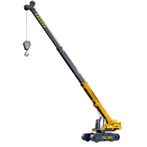 Dźwig Gąsienicowy Wysuwany Obracana Kabina 360° Żółty LEAN Toys