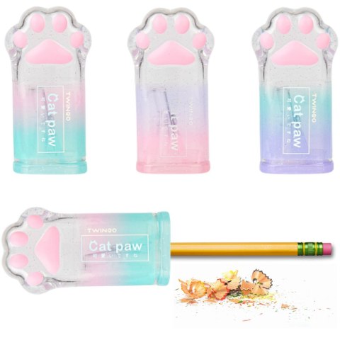 Temperówka Strugaczka Łapka Kotka Do Cienkich Kredek LEAN