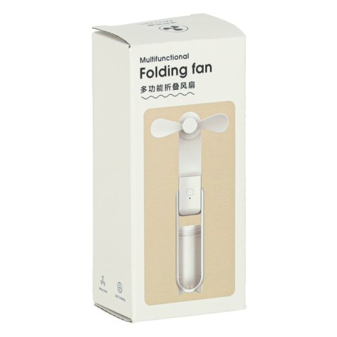 Wiatrak biurkowy wentylator mini ręczny składany wiatraczek przenośny USB czarny Kik Sp. z o. o. Sp. k.