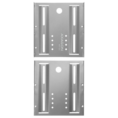 RHD-125S Ramka metalowa do montażu 1x 2.5" HDD w pozycji 3.5", szary AXAGON
