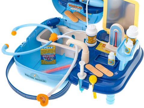 Zestaw lekarza z akcesoriami w walizce 34el. + stolik Kik Sp. z o. o. Sp. k.