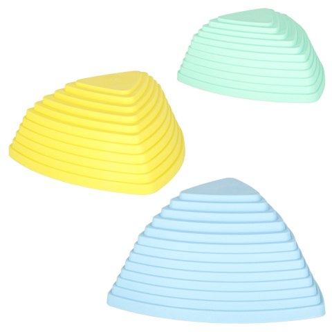 Ścieżka sensoryczna kamienie rzeczne do treningu równowagi podłoga to lawa gra 11 elementów pastelowa Kik Sp. z o. o. Sp. k.