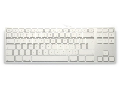 Klawiatura aluminiowa Mac Tenkeyless srebrna Matias