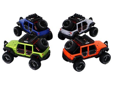 Autko Pojazd Terenowy 4x4 Światła Dźwięki 4 Kolory LEAN Toys
