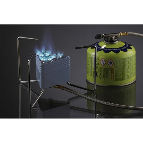 Kuchenka turystyczna na kartusze gazowe TRIANGLE 3 palniki zapalniczka 2,3 kW MEVA